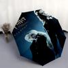 1pc Harry Potter and the Order of the Phoenix Automatic Folding Umbrella - Compact 8-Rib Design, Durable Plastic & Iron1346L