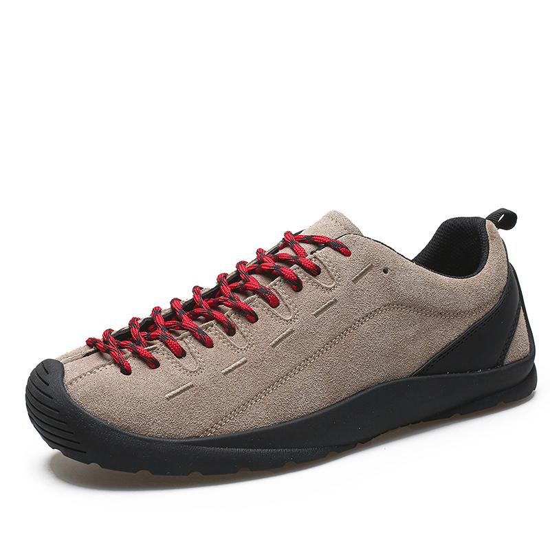 

All-Season Men s Outdoor Sports Shoes Non-Slip Casual Shoes Retro Style Male Treking Footwear New Comfortable Sneakers Trainers 46 хакі
