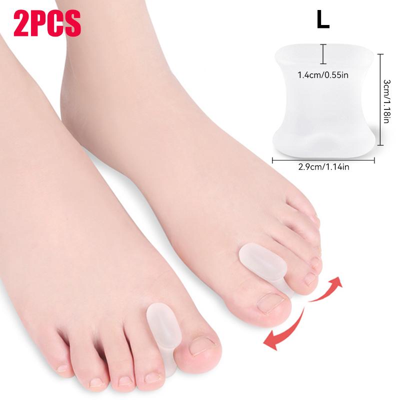 Zehenspreizer Silikon Zehenspreizer Separator Hühnerauge Hallux Valgus Orthopädische Abstandshalter Hühnerauge Überlappend Hammerzehe Zehenkorrektor