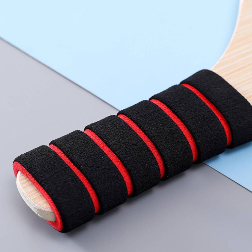 2 Pieces Wooden Paddle Set Indoor Outdoor Activity Shuttlecock Solid Wood Badminton Kit