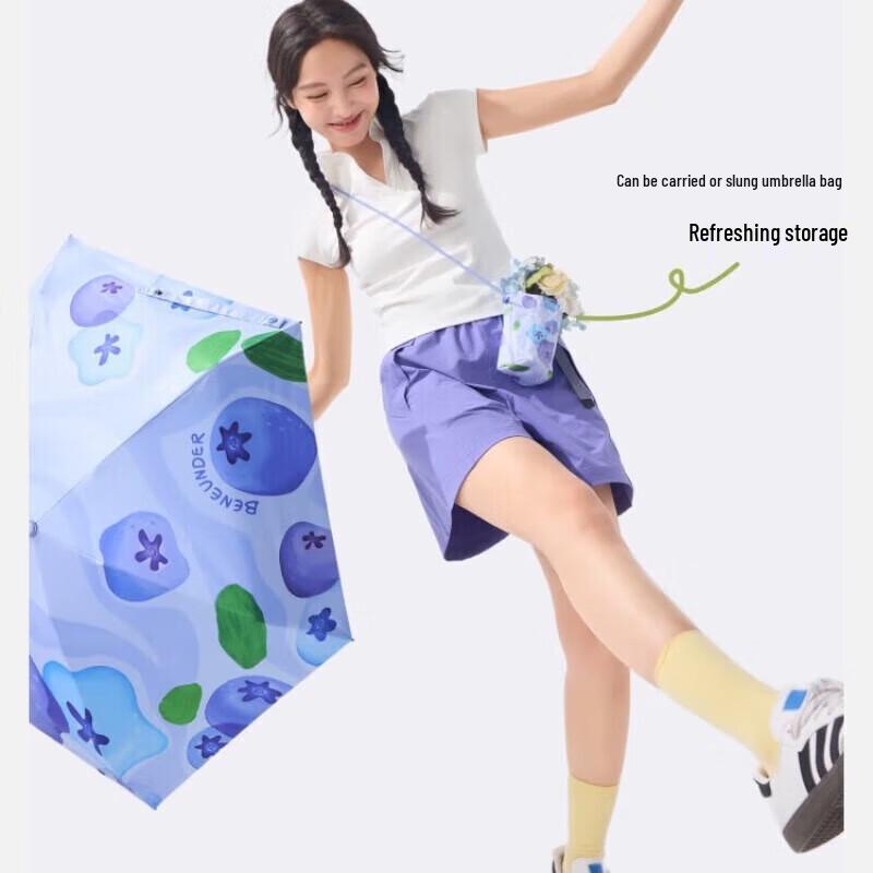 Beneunder UV Protection 5-Fold Sun & Rain Umbrella