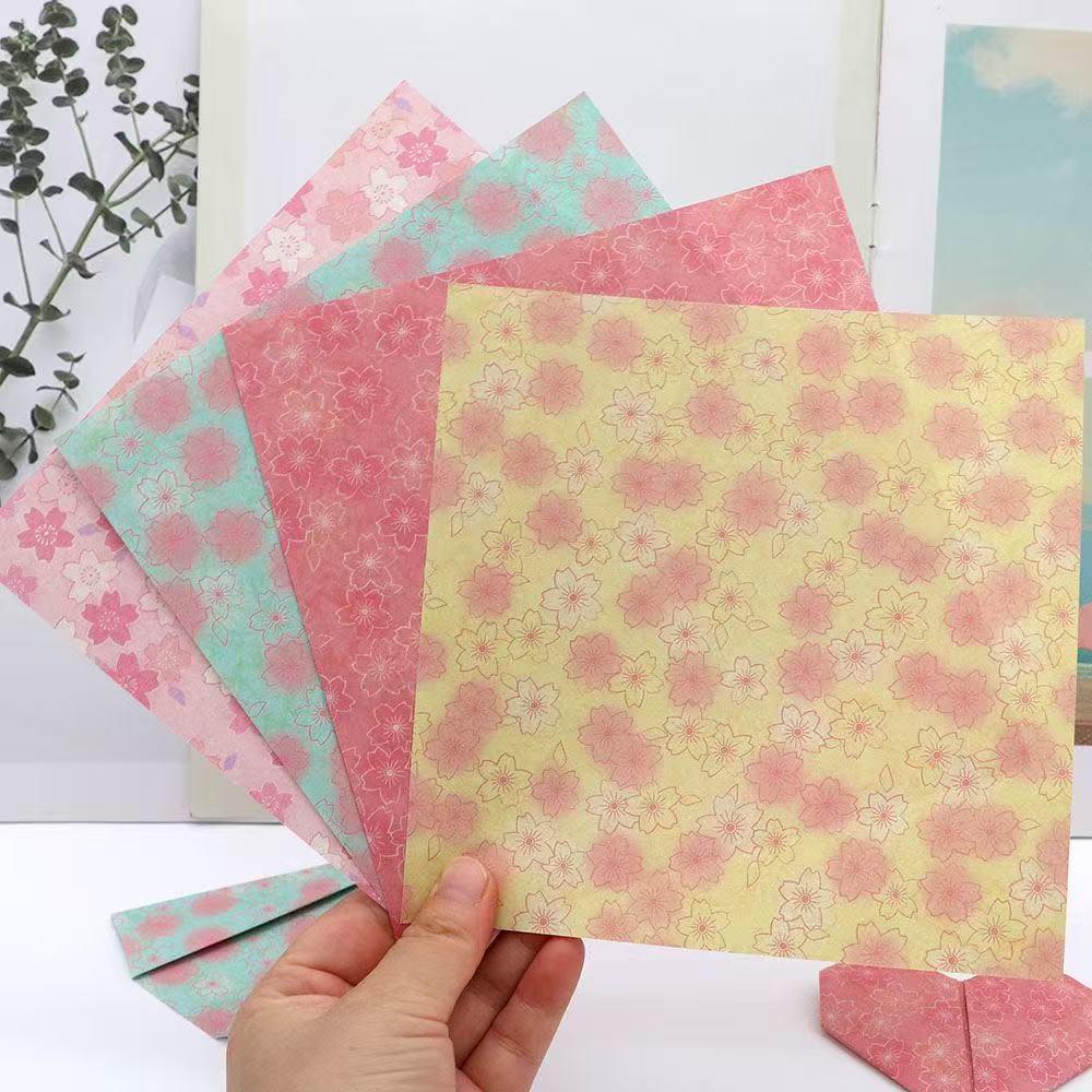 Cherry Blossom Origami Craft Paper Square Sheets