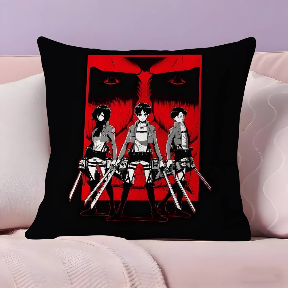 Anime A-Attack On T-Titan Pillow Case Pillowcase Ultra Soft Skin Friendly Fabric Cloud Like Comfort & Concealed Zipper