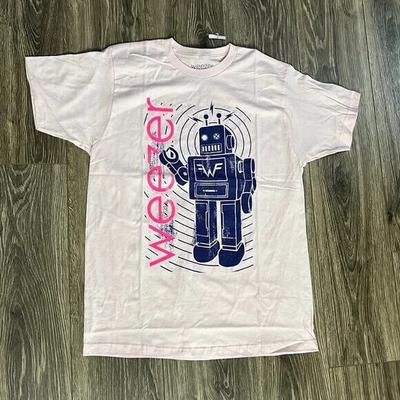 Vintage Weezer Graphic T Shirt White Short-Sleeve Unisex Unisex T-Shirt