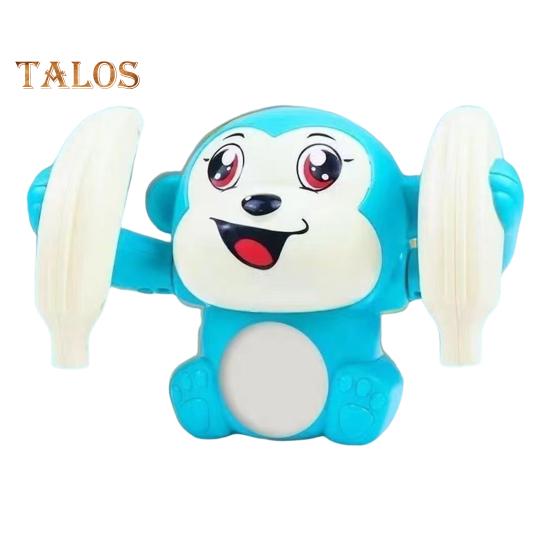 

Игрушки для малышей Игрушка для ползания обезьянки Обучающая электрическая игрушка-обезьянка со светящимися звуками Режим голосового управления Интерактивная сенсорная игрушка для синий