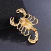 Elegant Scorpion Brooch: High-End Enamel Alloy Pin for Men's Suits