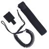 6mm Surfboard Leash Reliable High Strength TPU Coiled Spring Waist Safety Rope for Water Sport