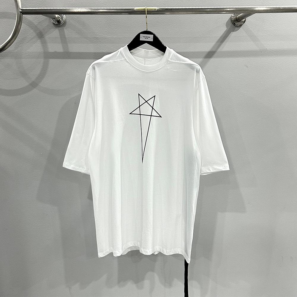 2020 Spring/Summer Men's Five-Star Print Cotton Half-Sleeve T-Shirt