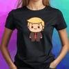 T-Shirt Frauen Kawaii Trump Motiv Baumwolle Größe S bis 3XLWird in neuem Fenster oder Tab geöffnet