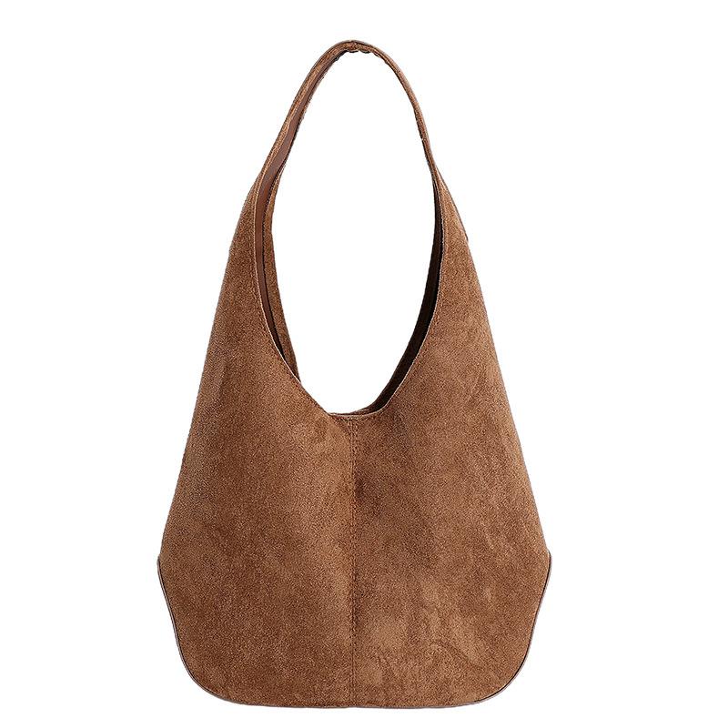 Women's Suede Hobo Bag Soft Shoulder Tote Handbag Casual Everyday Large Capacity Fashion Crossbody Bag