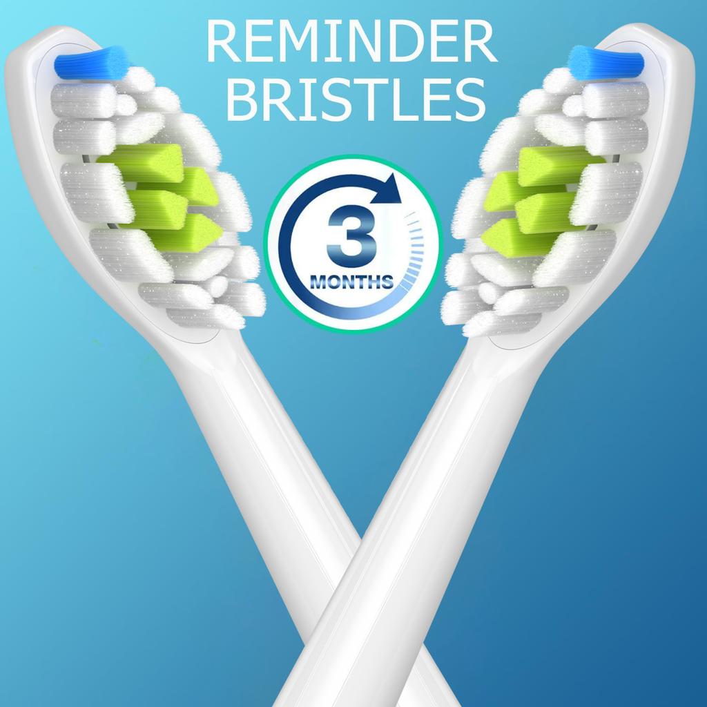 Testine di Ricambio Compatibili con Spazzolino Elettrico Philips Sonicare Adatte per EasyClean, Gum Health, FlexCare, Healthy