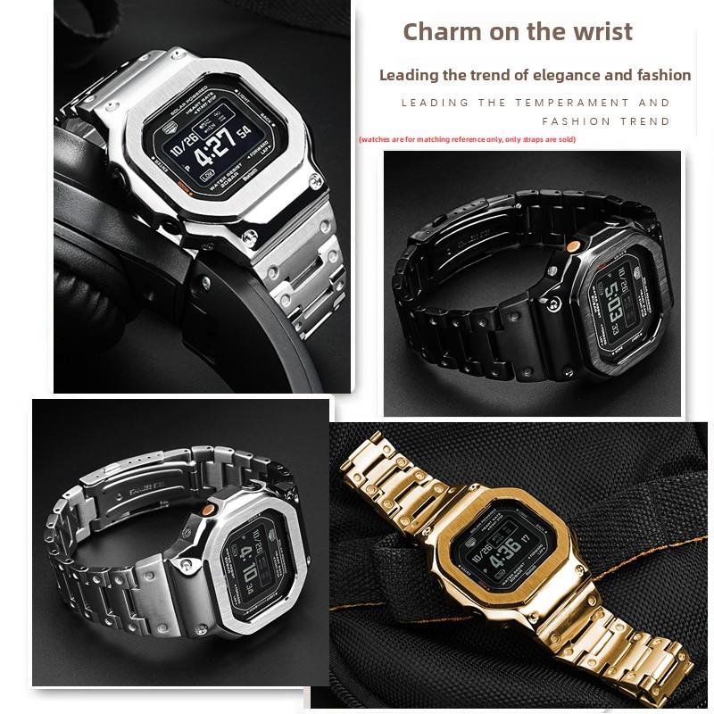 DW H5600 Edelstahl Gehäuse & Armband Mod-Kit Für Casio G-SHOCK DW-H5600 dw-h5600 Modifiziertes Metall Lünette Armband Set Zubehör Werkzeuge