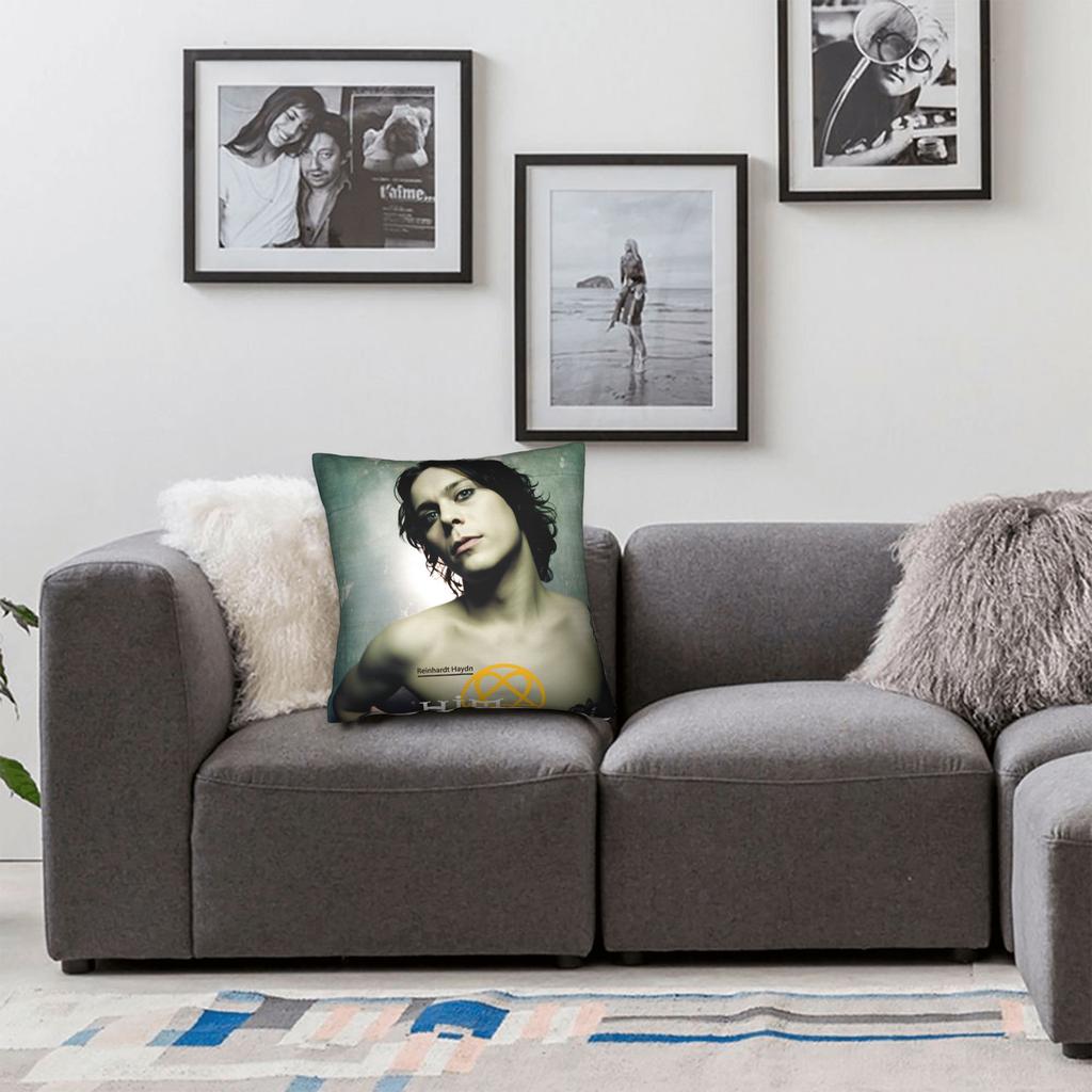 Rock H-HIM Band V-Ville V-Valo Pillow Cover Comfy Cushion Cover Retro Trendy Pillow Case For Living Room Chair