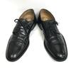 Tillverkad i Italien/JOHNSTON & MURPHY/Cap Toe Skor med rakt tåparti/8.5M/26.0-26.5/Svart/(BEGAGNAD)