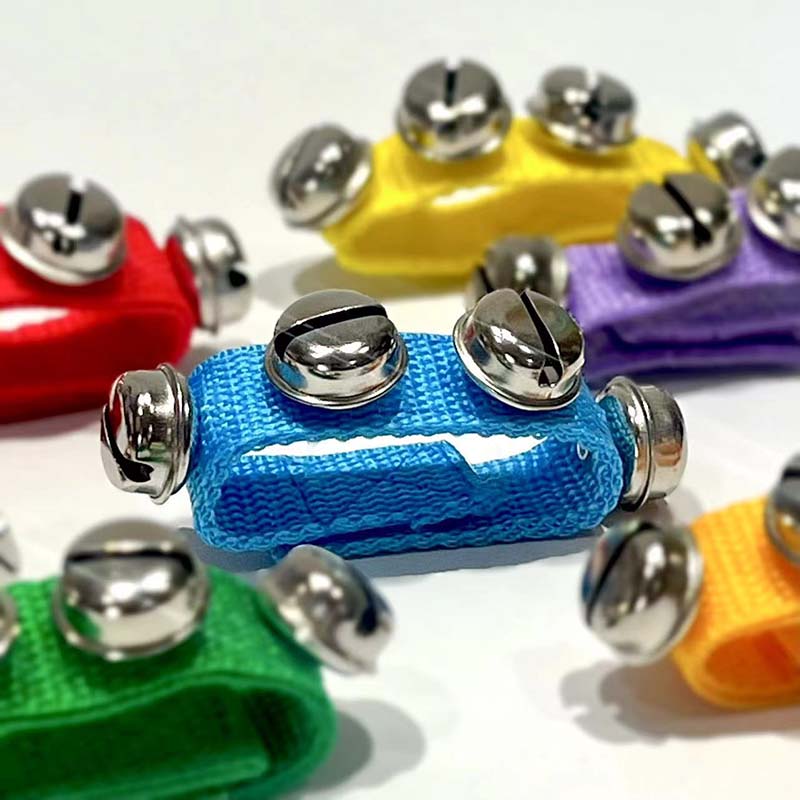 1 peça Sino de Pulso Colorido Brinquedo Instrumentos Musicais Iluminação Musical Lazer Entretenimento Adereços Adequado para Iniciantes TMZ