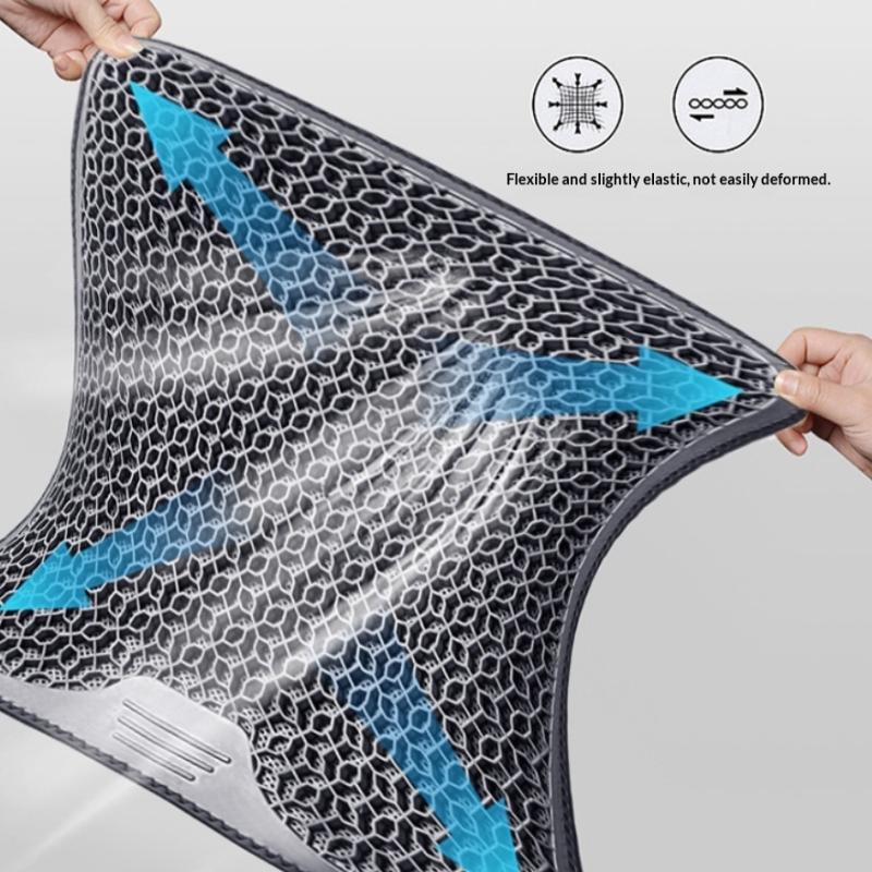 Gel Cushion Breathable, Soft And Easy To Clean Provides Comfortable Support Elastic Gel Car Seat Cushion