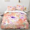 Bedding Set Digital Print Comfortable Duvet Cover for Home Bedroom Decoration, 1 Duvet Cover and 2pillowcase with Zippers