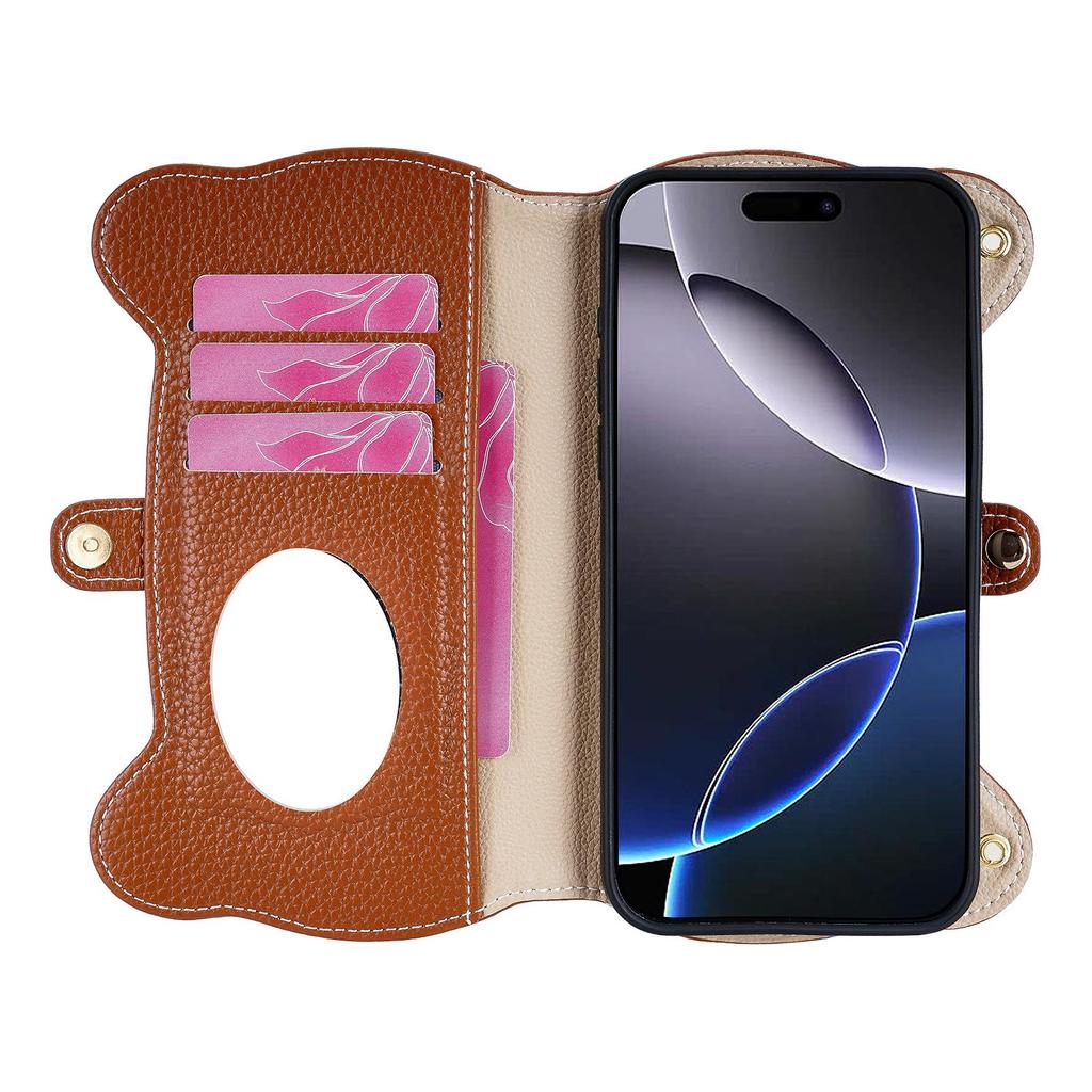 Husă tip oglindă flip pentru telefon Infinix Hot 50 Pro Zero40 Smart9