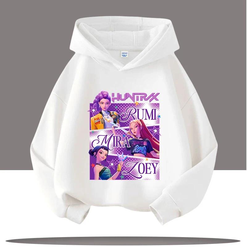 Hoodies Sweatshirts Girls Fashion Cartoon Printed Hoodie Girls Comfort Hoodie Casual Long Sleeve Children's Clothing