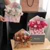 5pcs Presentation Box Handmade Flower Package Box DIY Gift Wrapping Flower Envelope Box Floral Arrangement Box Valentine