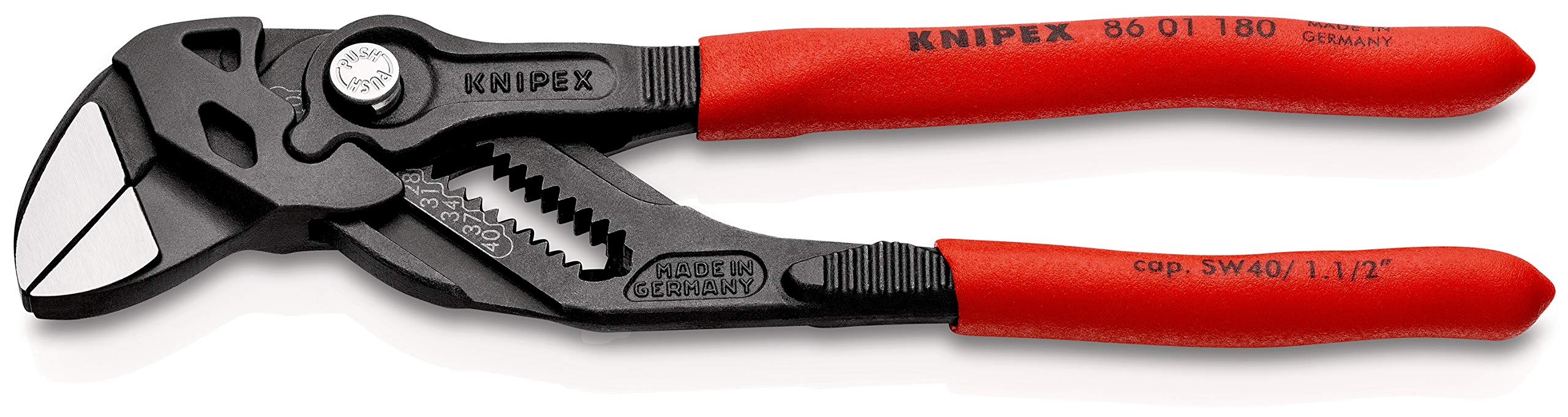 

KNIPEX плоскогубцы ключ с пластиковым покрытием ручка 8601-180SB 8601-180SB