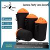 Waterproof Thickened Flocked Camera Lens Storage Bag