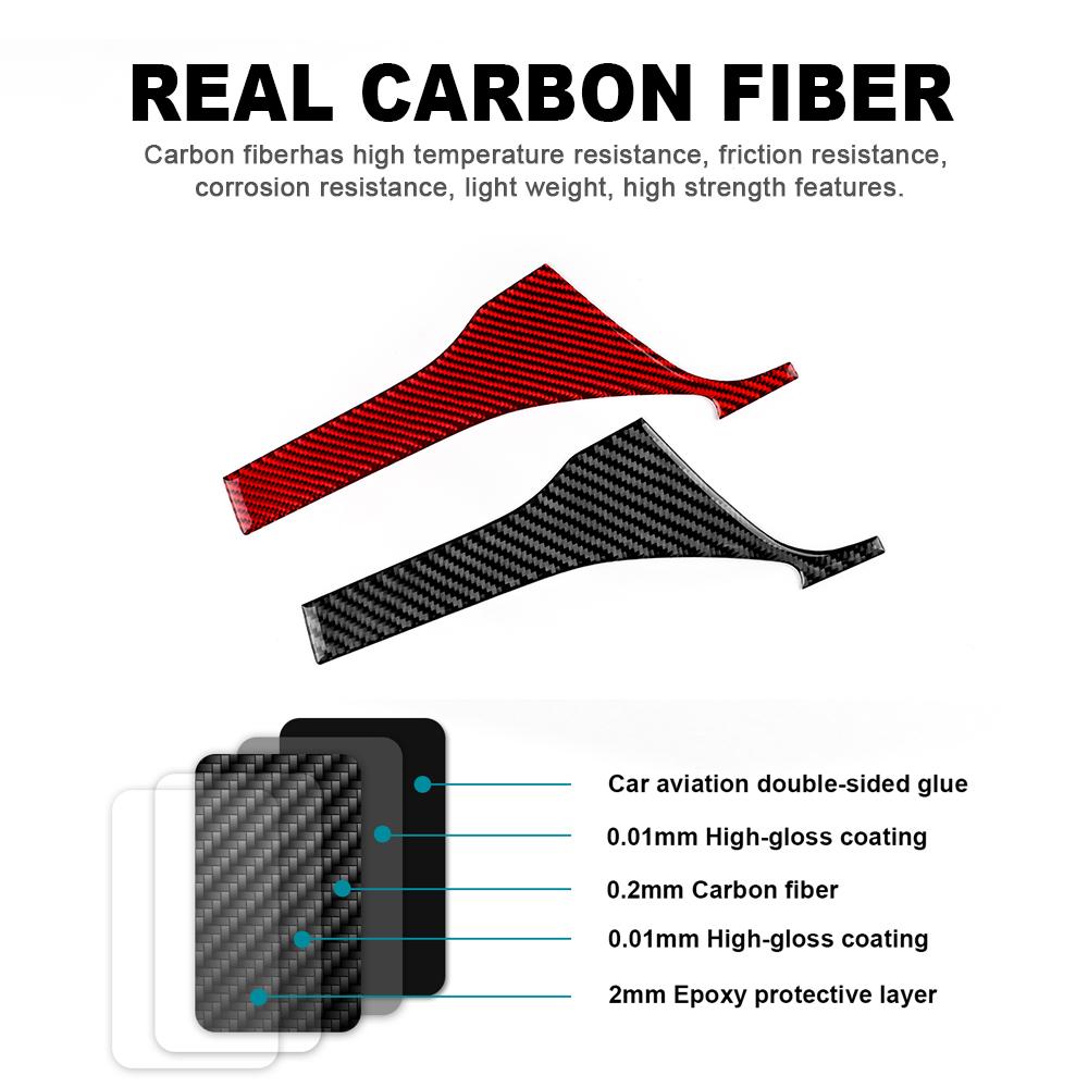 Real Soft Carbon Fiber Sticker For Subaru Crosstrek Impreza 2025 2025 WRX 2025-2025 RHD LHD Car Dashboard Panel Interior Trim