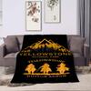 Nuovo Modello 2026 Coperta stampata Parco Nazionale di Yellowstone, adatta per divani e letti, è un regalo di compleanno e un ricordo ideale.