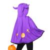 2023 Halloween Cosplay Costumes Funny  Horned Devil Cloak Boys and Girls Witch Pumpkin