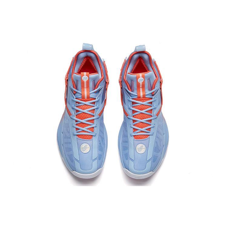 Anta GH3 Hayward Nitrogen Technology Shock Absorption Non-Slip Wear-Resistant Low-Top Basketball Shoes Men Sneaker Blue Orange 112211103-6