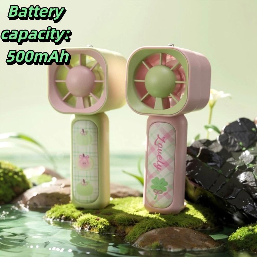 

Quiet Operation Handheld Mini Fan Lightweight Design Strong Airflow High Speed Fan Compact Size Rechargeable Battery