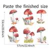 Cartoon Wall Stickers Fairy Forest Mushroom Plant Wall Sticker Decal Kids Room Nursery Art Mural for Home Bedroom Decoration