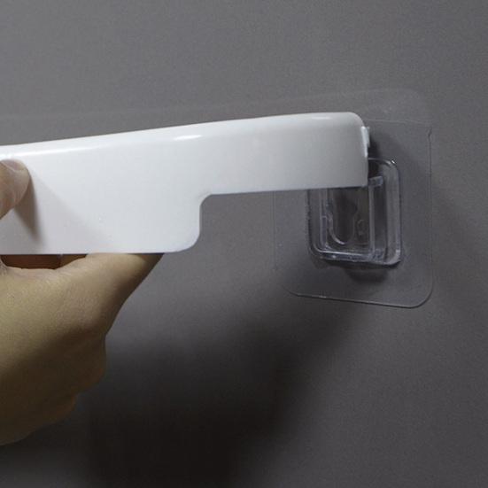 Towel Bar Self Adhesive Good Load-bearing Moisture-proof No Drilling Strong Adhesiveness Hanging Towel Waterproof Toilet Single Rod Towel Rack