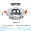 GU10 High-Grade Round Shell MR16 Ceiling Recessed Spotlight Downlight