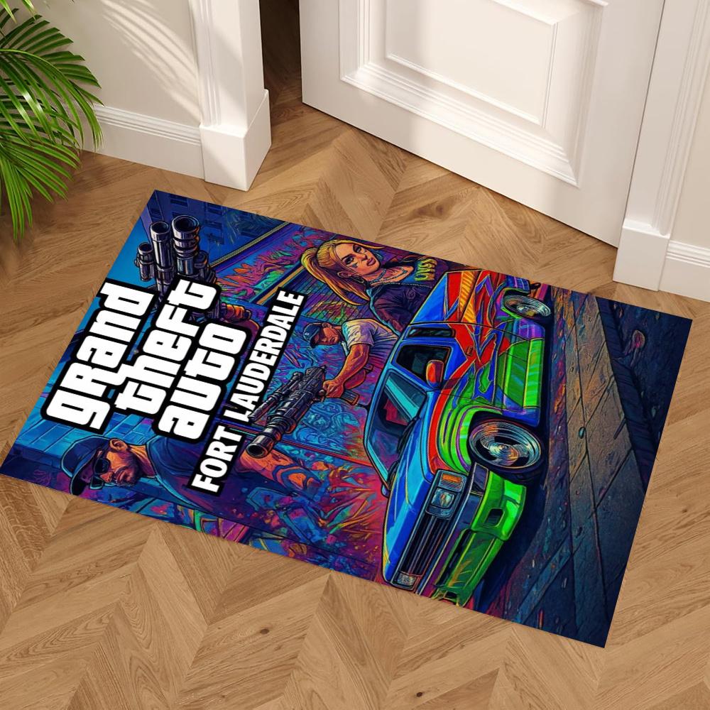 Gta Carpet Design For Kitchen Decorate Room Game Room Foyer Antislip Carpet Office Home Decor Best For Christmas
