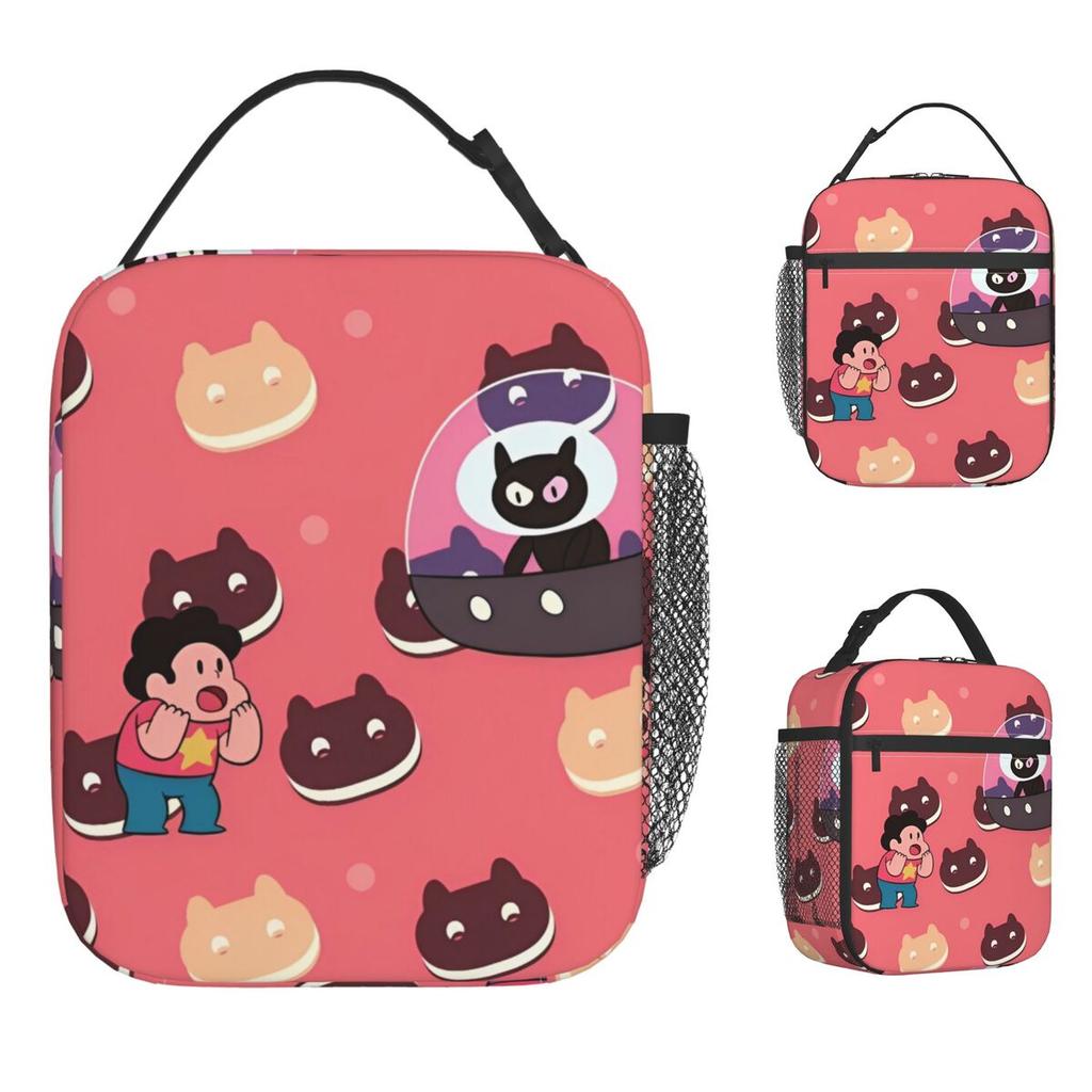 Steven Universe Lunch Bag Convenient Lunch Box Adult School Graphic Cooler Bag Cute Waterproof Thermal Tote Handbags