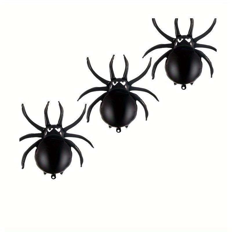 30pcs Halloween Large Spider Balloon Black Wall Decoration Halloween Foil Balloon for Photo Prop Party Trick Joke Decor Supplies
