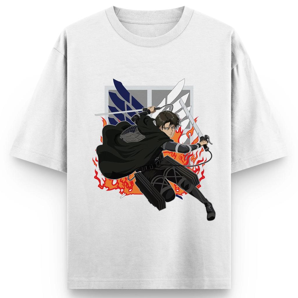 Attack on Titan Animation Short Sleeve TShirt Eren Jaeger Classic Tshirt Mens Summer New Fashion 100 Cotton Top Clothing