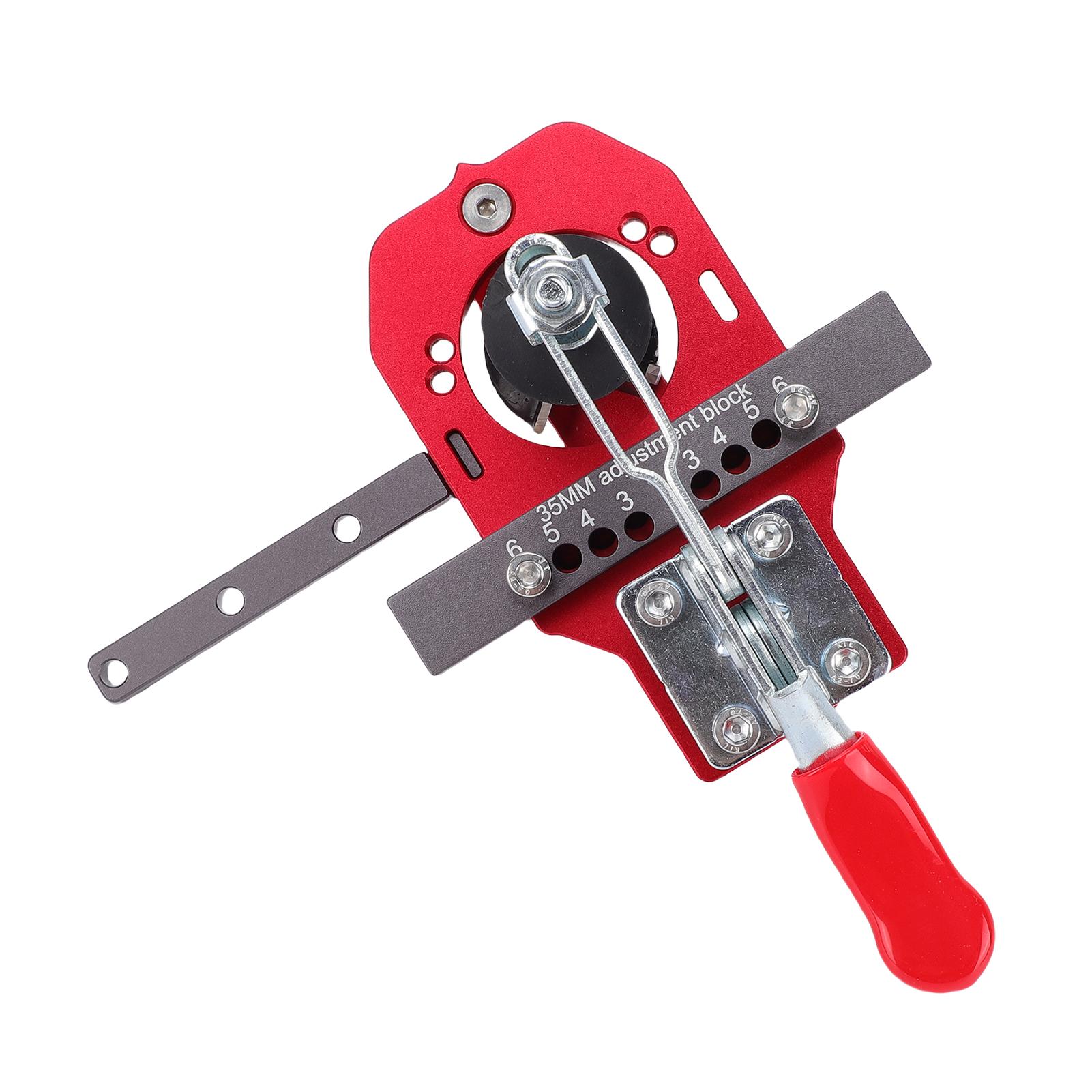 

35mm Hinge Bore , Cabinet Hinge Drilling Jig for Woodworking, Mounting Tool for Cabinet Door Concealed Hinges