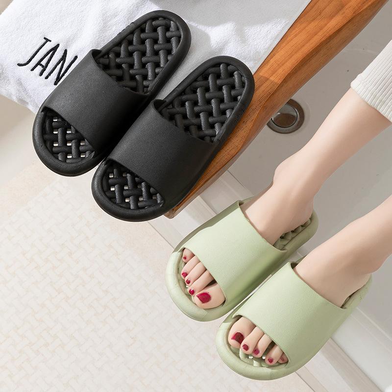 Slippers women's summer home couple indoor bathroom household water leakage non-slip bath quick-drying cool slippers men