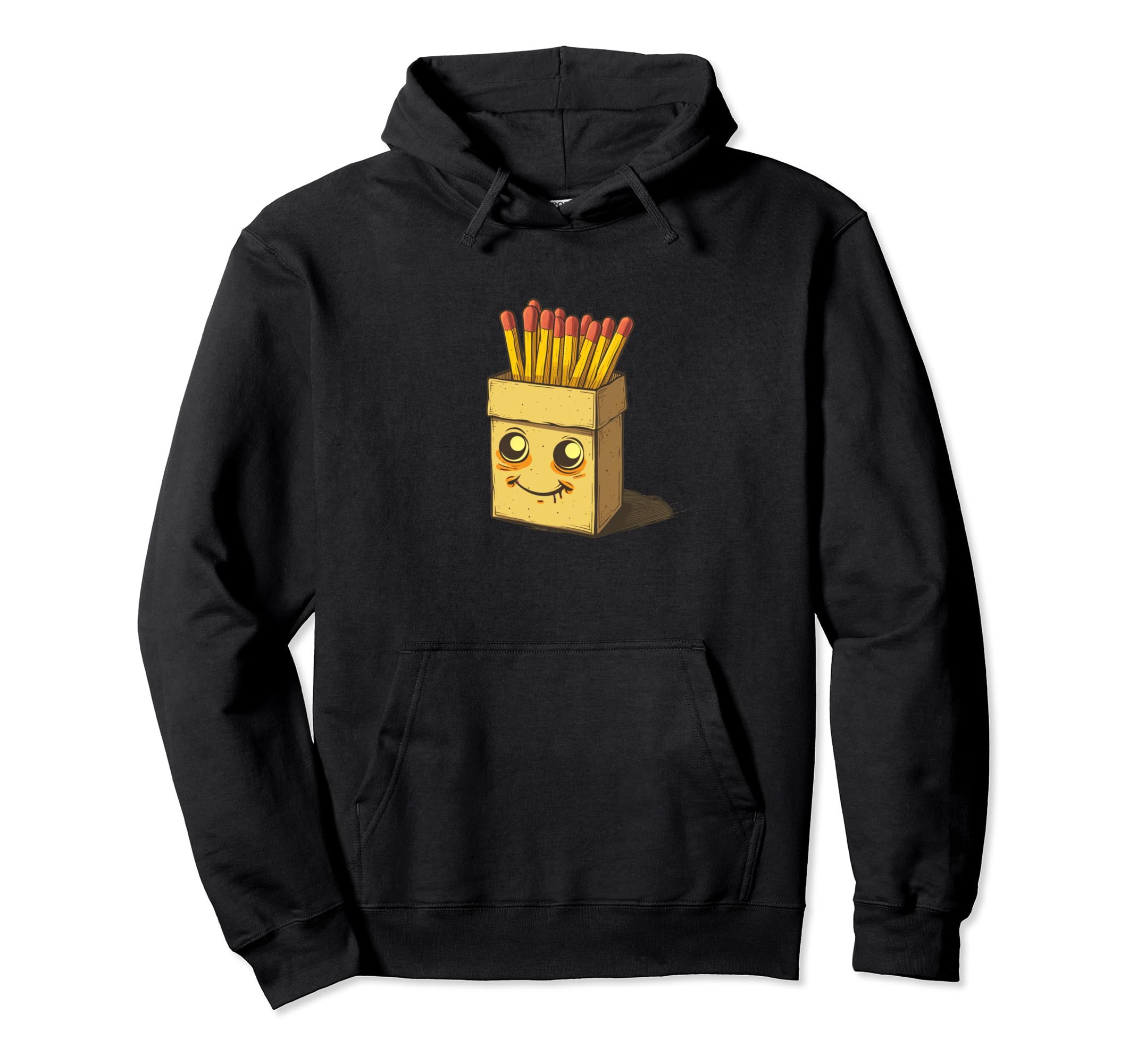 

Happy Matchbook Face Funny Matchbox Hoodie