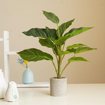Realistische Kunstpflanze, einfach, eleganter Stil, Pflege, kein Welken, Dekorieren, Garten, Party, Hochzeit, künstliche Geschenke, Grün, für die Haushaltsdekoration
