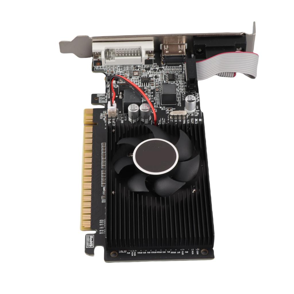 GT210 1G DDR3 Grafikkarte mit Lüfter 64 Bit Unterstützung VGA DVI HD Multimedia Interface DirectX10.1 PC Grafikkarte