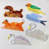 Animal Acetate Comb Cartoon Hairdressing Combs Pointed Tail Comb Makeup Comb  Student