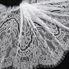 Decorative 27cm Wide Lace Trim 3 Meters Length Floral Design Eyelash Lace Sewing Trim Scalloped Edge Scalloped Lace Dress Making