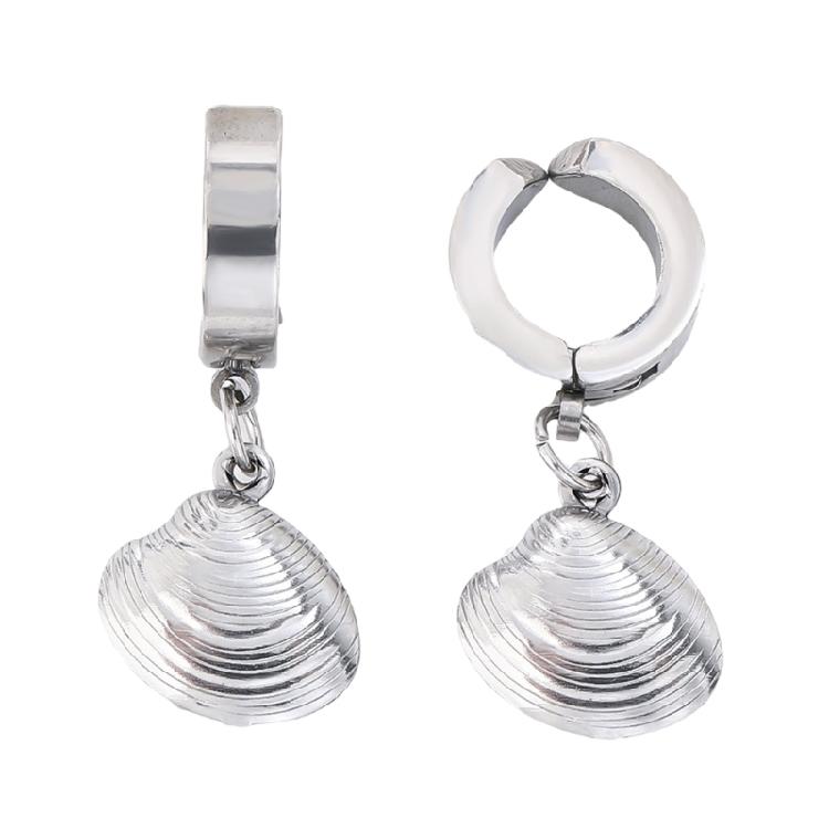 

Anti Corrosion Stainless Steel Ear Clip Shell/Starfish Jewelry Ear Accessories for Beach Vacation Special Occasions