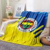 Fenerbahce2 Flannel Blanket, High quality Comfortable for All Seasons, Home Decor, Warmth and Comfort
