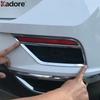 For Volkswagen VW T-ROC TROC 2017 2018  Chrome Car Accessories Rear Bumper Fog Light Lamp Cover Trim Foglight Bezel Trims