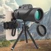 80x100 Telescope Long Range Bak4 Prism Monocular With Tripod Phone Clip Hunting Camping Bird Watching