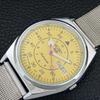 JAPAN VINTAGE REFURBISHED SEIKO 5 AUTOMATIC MENS YELLOW DIAL WATCH a444768-1